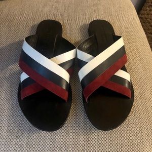 Sol Sana leather slides